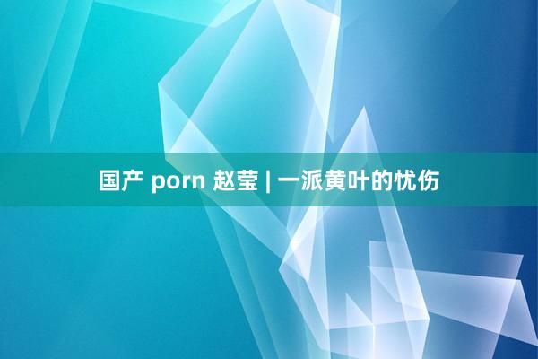 国产 porn 赵莹 | 一派黄叶的忧伤