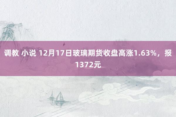 调教 小说 12月17日玻璃期货收盘高涨1.63%，报1372元